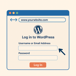 mises à jour WordPress : Accéder à votre tableau de bord WordPress (30 secondes)